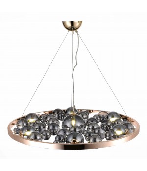 SL1510.203.07 Люстра подвесная ST-Luce Французское золото/Дымчатый G9 7*5W Olmi-foto4