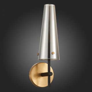 SL1209.301.01 Бра ST-Luce Бронза,Черный/Дымчатый E14 1*40W MORAVE-foto6