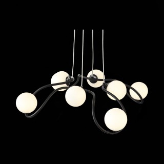 SL1502.403.08 Светильник подвесной ST-Luce Черный/Белый G9 8*5W LEGATEZZA-foto7