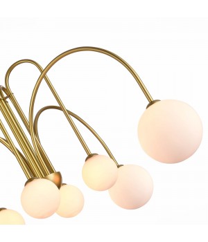 SL1204.202.08 Люстра потолочная ST-Luce Золотистый/Белый G9 8*5W JINETO-foto3