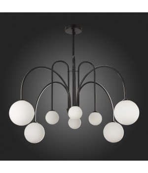 SL1204.402.08 Люстра потолочная ST-Luce Черный/Белый G9 8*5W JINETO-foto4