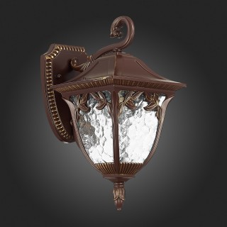 SL083.701.01 Светильник уличный настенный ST-Luce Кофейный/Кофейный, Прозрачный E27 1*60W CHIANI-foto8