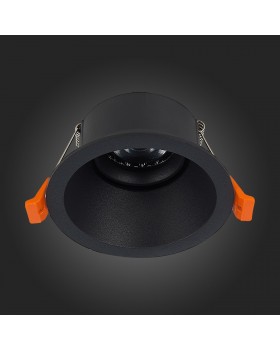 ST207.408.01 Св-к встр. Мат. черный GU10 1*50W D103xH52 220V Без ламп GROSI-foto8