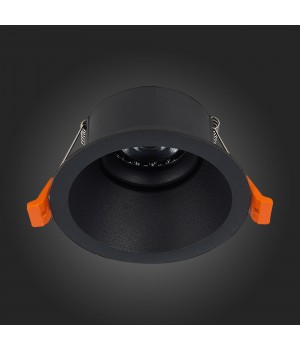 ST207.408.01 Св-к встр. Мат. черный GU10 1*50W D103xH52 220V Без ламп GROSI-foto8