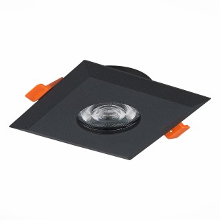 ST204.408.01 Св-к встр. Мат. черный GU10 1*50W  L94xW94xH25 220V Без ламп QUOSIS-foto2