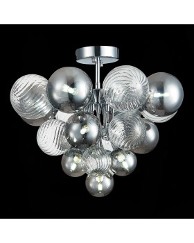 SL1124.102.10 Люстра потолочная ST-Luce Хром/Дымчатый,Прозрачный G9 10*5W (из 2-х коробок) VINETTO-foto9