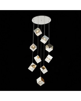 SL1182.103.09 Светильник подвесной ST-Luce Хром/Прозрачный, Хром G9 9*5W RIELLO-foto3