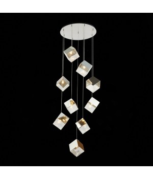 SL1182.103.09 Светильник подвесной ST-Luce Хром/Прозрачный, Хром G9 9*5W RIELLO-foto3