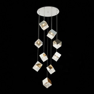 SL1182.103.09 Светильник подвесной ST-Luce Хром/Прозрачный, Хром G9 9*5W RIELLO-foto3