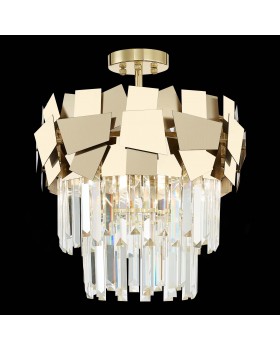 SL1232.202.05 Люстра потолочная ST-Luce Золотистый/Прозрачный, Золотистый E14 5*60W CASERTA-foto5