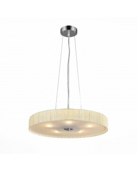 SL357.503.05 Светильник подвесной ST-Luce Хром/Слоновая Кость E27 5*40W RONDELLA-foto2