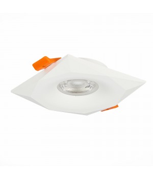 ST203.508.01 Св-к встр. Мат. белый GU10 1*50W L95xW95xH25 220V Без ламп OVASIS-foto2