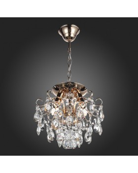 SL846.202.03 Люстра подвесная ST-Luce Золотистый/Прозрачный E14 3*40W ORECCHINI-foto6