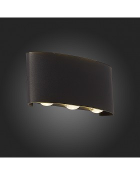 SL089.401.06 Светильник уличный настенный ST-Luce Черный кварцевый LED 6*1W 4000K BISELLO-foto5
