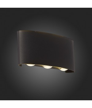 SL089.401.06 Светильник уличный настенный ST-Luce Черный кварцевый LED 6*1W 4000K BISELLO-foto5