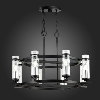 SL334.403.08 Люстра подвесная ST-Luce Черный, Никель/Прозрачный E14 8*60W BICHERO-foto5