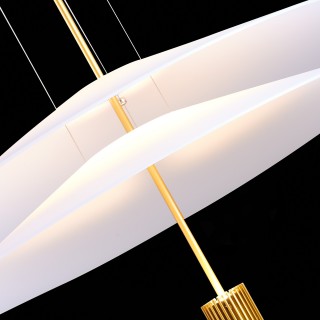 SL6101.203.01 Люстра подвесная ST-Luce Золотистый/Белый LED 1*10W 3000K Isola-foto6