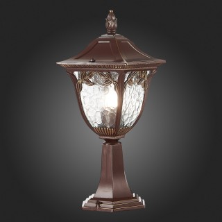 SL083.705.01 Светильник уличный наземный ST-Luce Кофейный/Кофейный, Прозрачный E27 1*60W CHIANI-foto5