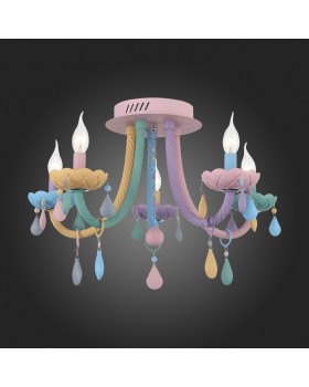 SL1700.782.05 Люстра потолочная ST-Luce Разноцветный E14 5*40W FIATA-foto5
