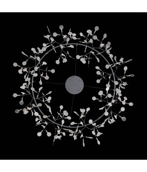 SL379.103.216 Люстра подвесная ST-Luce Серебристый/Белый LED 216*0,5W 3500K RAFINA-foto6