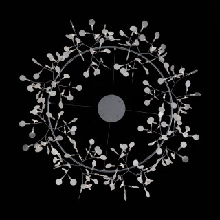 SL379.103.216 Люстра подвесная ST-Luce Серебристый/Белый LED 216*0,5W 3500K RAFINA-foto6