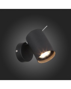 SL597.401.01 Спот ST-Luce Черный, Хром/Черный GU10 LED 1*3W FANALE-foto5