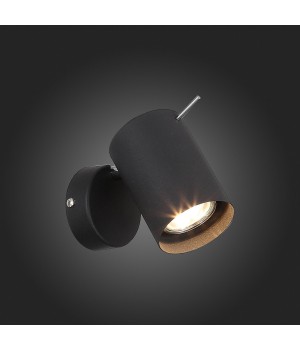 SL597.401.01 Спот ST-Luce Черный, Хром/Черный GU10 LED 1*3W FANALE-foto5