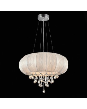 SL350.053.05 Люстра подвесная ST-Luce Хром/Белый, Прозрачный E14 5*40W PREFERITA-foto4