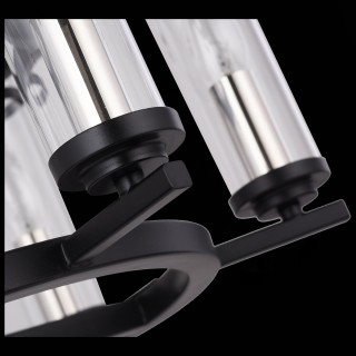 SL334.403.06 Люстра подвесная ST-Luce Черный, Никель/Прозрачный E14 6*60W BICHERO-foto6