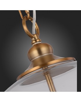 SL362.203.03 Светильник подвесной ST-Luce Золотистый/Прозрачный E14 3*60W LATERIA-foto9