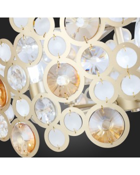 SL1172.203.05 Светильник подвесной ST-Luce Золотистый/Золотистый, Прозрачный E14 5*60W NAMIO-foto12