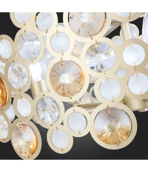 SL1172.203.05 Светильник подвесной ST-Luce Золотистый/Золотистый, Прозрачный E14 5*60W NAMIO-foto12