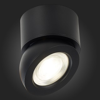 ST654.442.10 Светильник потолочный Черный LED 1*10W 4000K 850Lm Ra>90 38° IP20 D95xH96 180-240V ST654-foto5