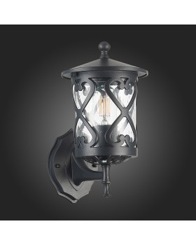 SL085.401.01 Светильник уличный настенный ST-Luce Черный/Черный, Прозрачный E27 1*60W LORNE-foto8