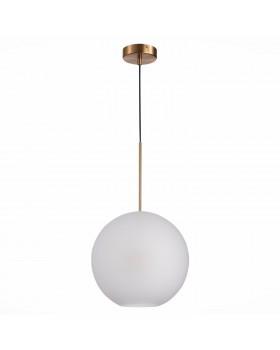 SL1133.523.01 Светильник подвесной ST-Luce Латунь/Белый E27 1*40W BOPONE-foto2