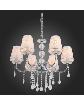 SL176.103.06 Люстра подвесная ST-Luce Хром, Прозрачный/Белый, Хром E14 6*40W AUMENTATO-foto8