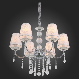 SL176.103.06 Люстра подвесная ST-Luce Хром, Прозрачный/Белый, Хром E14 6*40W AUMENTATO-foto8