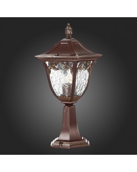 SL083.705.01 Светильник уличный наземный ST-Luce Кофейный/Кофейный, Прозрачный E27 1*60W CHIANI-foto4