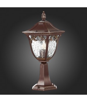 SL083.705.01 Светильник уличный наземный ST-Luce Кофейный/Кофейный, Прозрачный E27 1*60W CHIANI-foto4