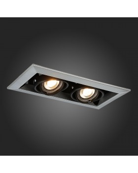 ST250.148.02 Св-к встр. Черный GU10 2*50W L245xW126xH70 220V Без ламп HEMI-foto9