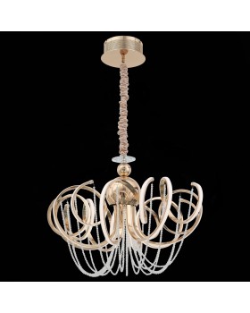 SL959.203.08 Люстра подвесная ST-Luce Золотистый/Белый LED 8*8W 4000K TRAVASO-foto4