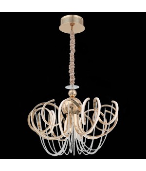 SL959.203.08 Люстра подвесная ST-Luce Золотистый/Белый LED 8*8W 4000K TRAVASO-foto4