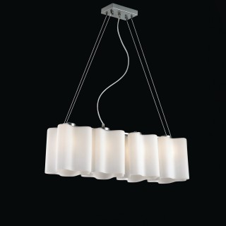 SL116.503.04 Люстра подвесная ST-Luce Серебристый/Белый E27 4*60W ONDE-foto2