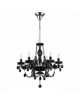 SL642.403.06 Люстра подвесная ST-Luce Черный, Хром/Черный E14 6*40W ODILIA-foto2