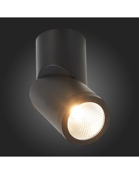 ST650.442.10 Светильник потолочный Черный LED 1*10W 4000K 800Lm Ra>90 38° IP44 D60xH175 165-265V ST650-foto6