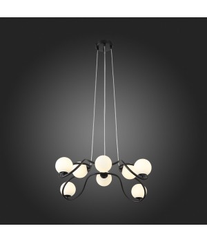SL1502.403.08 Светильник подвесной ST-Luce Черный/Белый G9 8*5W LEGATEZZA-foto6