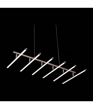 SLD003.303.06 Люстра подвесная ST-Luce Кофейный/Белый LED 6*8W 4000K PIACOD-foto10