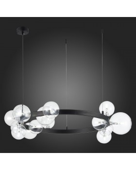 SL1165.402.15 Светильник подвесной ST-Luce Черный/Прозрачный G4 15*5W NECTON-foto5