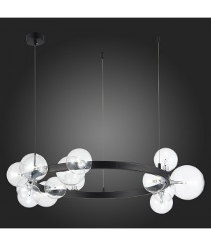 SL1165.402.15 Светильник подвесной ST-Luce Черный/Прозрачный G4 15*5W NECTON-foto5