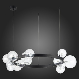 SL1165.402.15 Светильник подвесной ST-Luce Черный/Прозрачный G4 15*5W NECTON-foto5